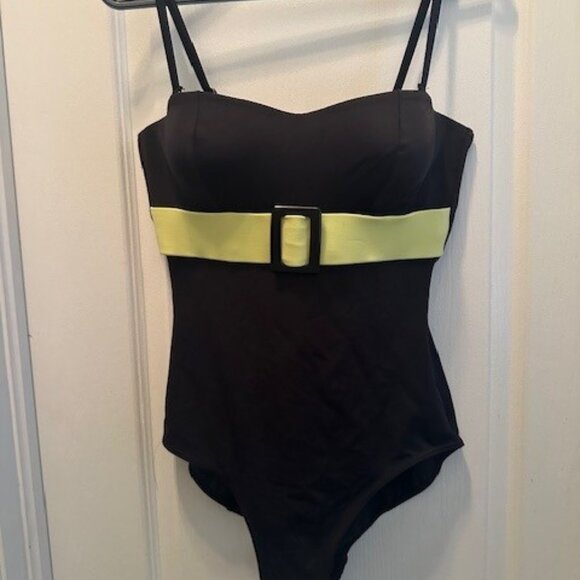 Vintage Molded Bra Swimsuit - M - Picture 1 of 4